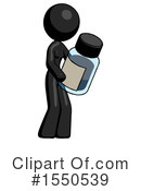 Black Design Mascot Clipart #1550539 by Leo Blanchette