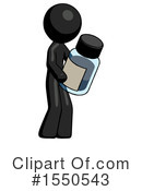 Black Design Mascot Clipart #1550543 by Leo Blanchette