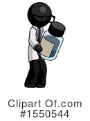 Black Design Mascot Clipart #1550544 by Leo Blanchette