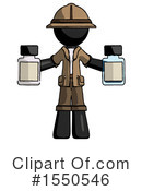 Black Design Mascot Clipart #1550546 by Leo Blanchette