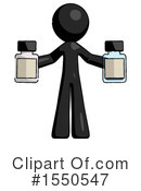 Black Design Mascot Clipart #1550547 by Leo Blanchette