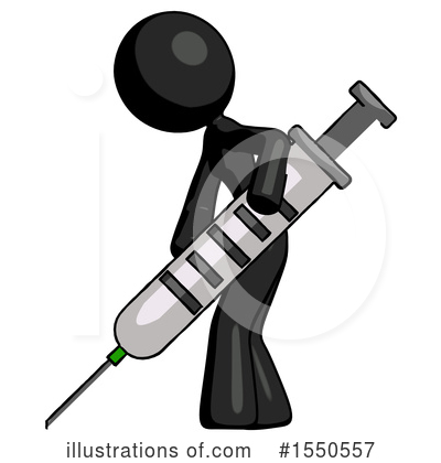 Royalty-Free (RF) Black Design Mascot Clipart Illustration by Leo Blanchette - Stock Sample #1550557