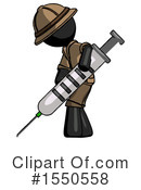 Black Design Mascot Clipart #1550558 by Leo Blanchette