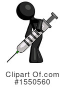 Black Design Mascot Clipart #1550560 by Leo Blanchette