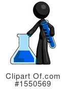 Black Design Mascot Clipart #1550569 by Leo Blanchette