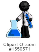 Black Design Mascot Clipart #1550571 by Leo Blanchette