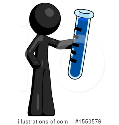 Royalty-Free (RF) Black Design Mascot Clipart Illustration by Leo Blanchette - Stock Sample #1550576