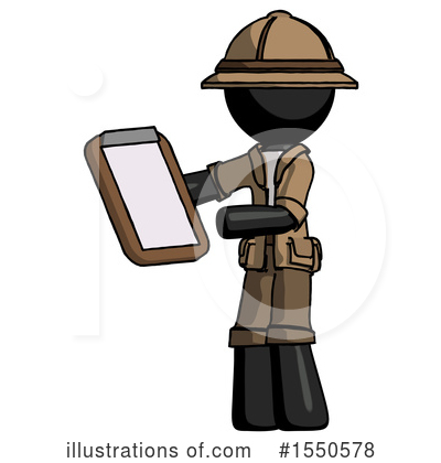 Royalty-Free (RF) Black Design Mascot Clipart Illustration by Leo Blanchette - Stock Sample #1550578