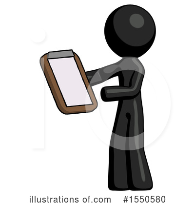 Royalty-Free (RF) Black Design Mascot Clipart Illustration by Leo Blanchette - Stock Sample #1550580