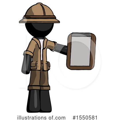 Royalty-Free (RF) Black Design Mascot Clipart Illustration by Leo Blanchette - Stock Sample #1550581