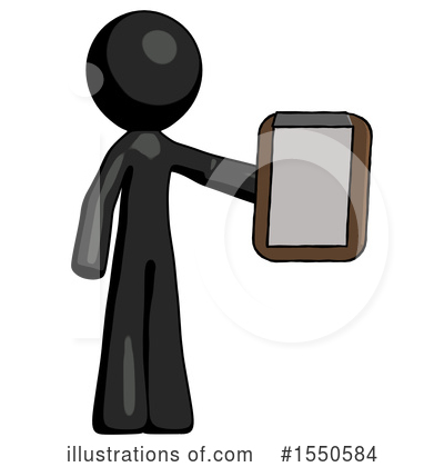 Royalty-Free (RF) Black Design Mascot Clipart Illustration by Leo Blanchette - Stock Sample #1550584