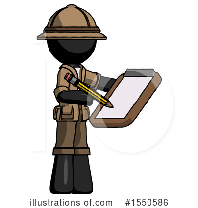 Royalty-Free (RF) Black Design Mascot Clipart Illustration by Leo Blanchette - Stock Sample #1550586