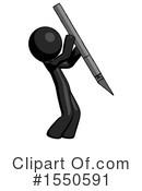 Black Design Mascot Clipart #1550591 by Leo Blanchette