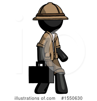 Royalty-Free (RF) Black Design Mascot Clipart Illustration by Leo Blanchette - Stock Sample #1550630