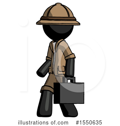 Royalty-Free (RF) Black Design Mascot Clipart Illustration by Leo Blanchette - Stock Sample #1550635