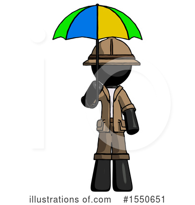 Royalty-Free (RF) Black Design Mascot Clipart Illustration by Leo Blanchette - Stock Sample #1550651