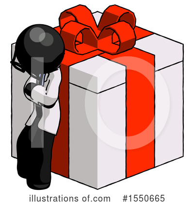 Royalty-Free (RF) Black Design Mascot Clipart Illustration by Leo Blanchette - Stock Sample #1550665