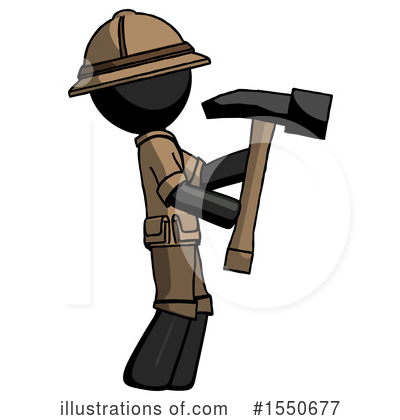 Royalty-Free (RF) Black Design Mascot Clipart Illustration by Leo Blanchette - Stock Sample #1550677