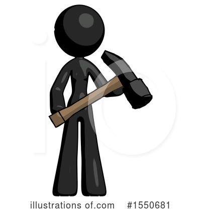Royalty-Free (RF) Black Design Mascot Clipart Illustration by Leo Blanchette - Stock Sample #1550681