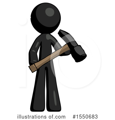 Royalty-Free (RF) Black Design Mascot Clipart Illustration by Leo Blanchette - Stock Sample #1550683