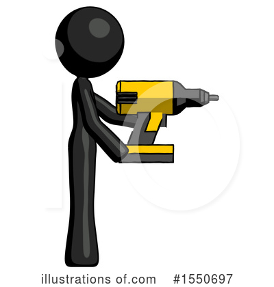 Royalty-Free (RF) Black Design Mascot Clipart Illustration by Leo Blanchette - Stock Sample #1550697