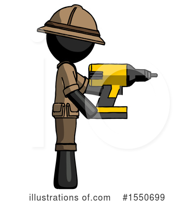 Royalty-Free (RF) Black Design Mascot Clipart Illustration by Leo Blanchette - Stock Sample #1550699