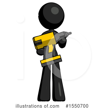 Royalty-Free (RF) Black Design Mascot Clipart Illustration by Leo Blanchette - Stock Sample #1550700