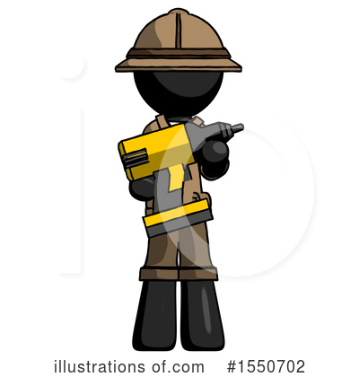 Royalty-Free (RF) Black Design Mascot Clipart Illustration by Leo Blanchette - Stock Sample #1550702
