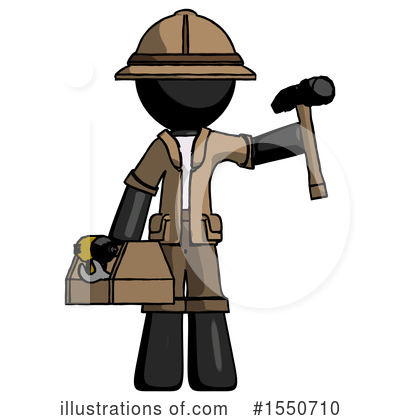 Royalty-Free (RF) Black Design Mascot Clipart Illustration by Leo Blanchette - Stock Sample #1550710