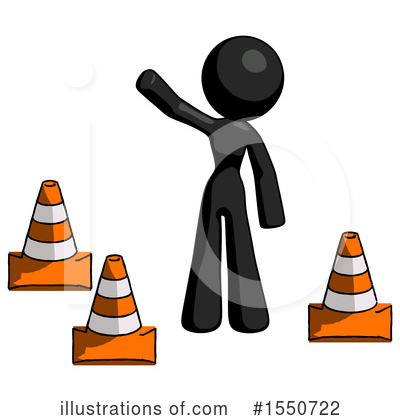 Royalty-Free (RF) Black Design Mascot Clipart Illustration by Leo Blanchette - Stock Sample #1550722