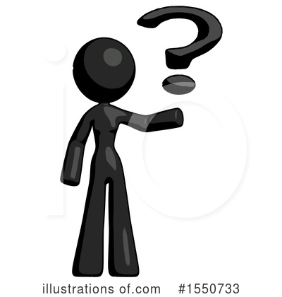 Royalty-Free (RF) Black Design Mascot Clipart Illustration by Leo Blanchette - Stock Sample #1550733
