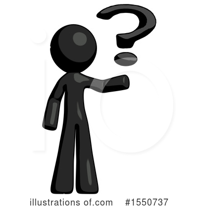 Royalty-Free (RF) Black Design Mascot Clipart Illustration by Leo Blanchette - Stock Sample #1550737
