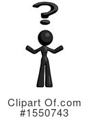 Black Design Mascot Clipart #1550743 by Leo Blanchette