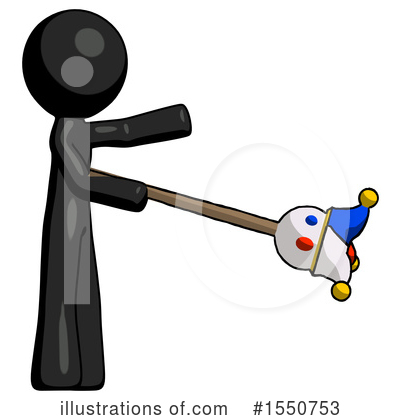 Royalty-Free (RF) Black Design Mascot Clipart Illustration by Leo Blanchette - Stock Sample #1550753