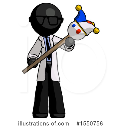 Royalty-Free (RF) Black Design Mascot Clipart Illustration by Leo Blanchette - Stock Sample #1550756