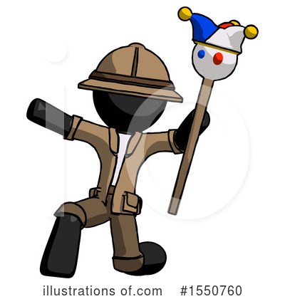 Royalty-Free (RF) Black Design Mascot Clipart Illustration by Leo Blanchette - Stock Sample #1550760