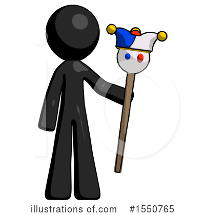 Royalty-Free (RF) Black Design Mascot Clipart Illustration by Leo Blanchette - Stock Sample #1550765