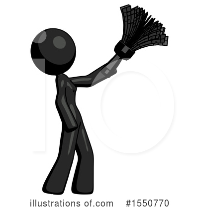 Royalty-Free (RF) Black Design Mascot Clipart Illustration by Leo Blanchette - Stock Sample #1550770