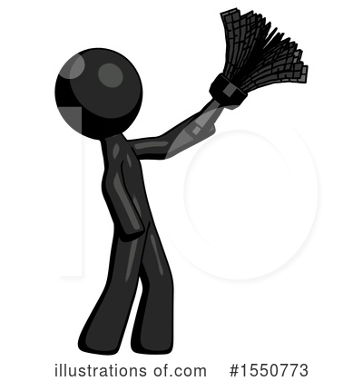 Royalty-Free (RF) Black Design Mascot Clipart Illustration by Leo Blanchette - Stock Sample #1550773