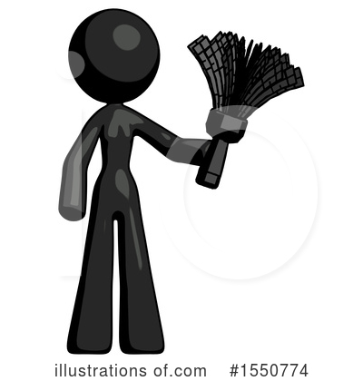 Royalty-Free (RF) Black Design Mascot Clipart Illustration by Leo Blanchette - Stock Sample #1550774