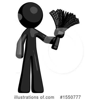 Royalty-Free (RF) Black Design Mascot Clipart Illustration by Leo Blanchette - Stock Sample #1550777