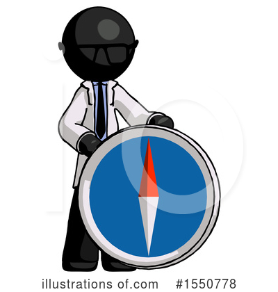 Royalty-Free (RF) Black Design Mascot Clipart Illustration by Leo Blanchette - Stock Sample #1550778