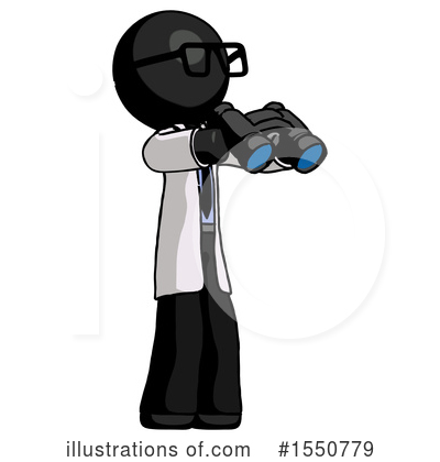 Royalty-Free (RF) Black Design Mascot Clipart Illustration by Leo Blanchette - Stock Sample #1550779
