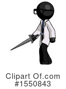 Black Design Mascot Clipart #1550843 by Leo Blanchette
