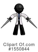 Black Design Mascot Clipart #1550844 by Leo Blanchette