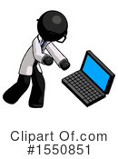 Black Design Mascot Clipart #1550851 by Leo Blanchette