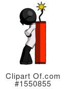 Black Design Mascot Clipart #1550855 by Leo Blanchette