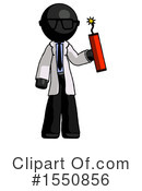 Black Design Mascot Clipart #1550856 by Leo Blanchette