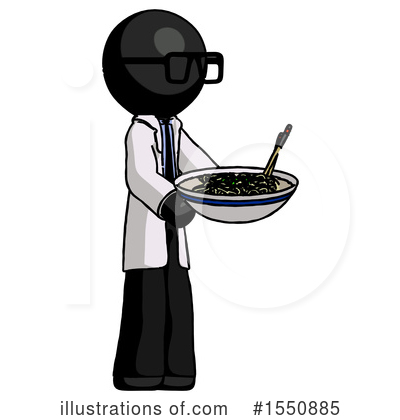 Royalty-Free (RF) Black Design Mascot Clipart Illustration by Leo Blanchette - Stock Sample #1550885