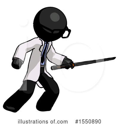 Royalty-Free (RF) Black Design Mascot Clipart Illustration by Leo Blanchette - Stock Sample #1550890